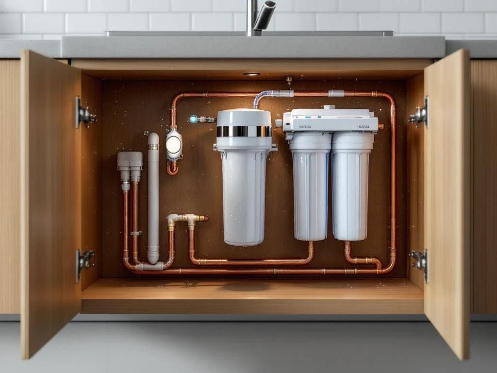 omgekeerde osmose waterfilter keuken installatie