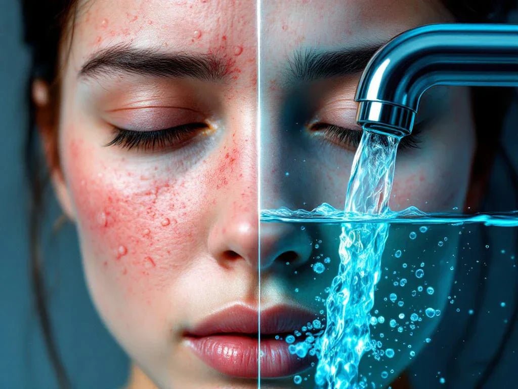 Waarom krijg ik uitslag van bepaalde soorten water?