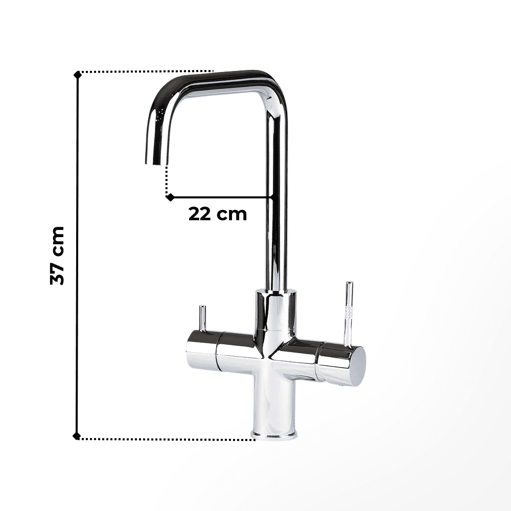 PureAqua - kokend water kraan- 3-in-1 & Modern Design