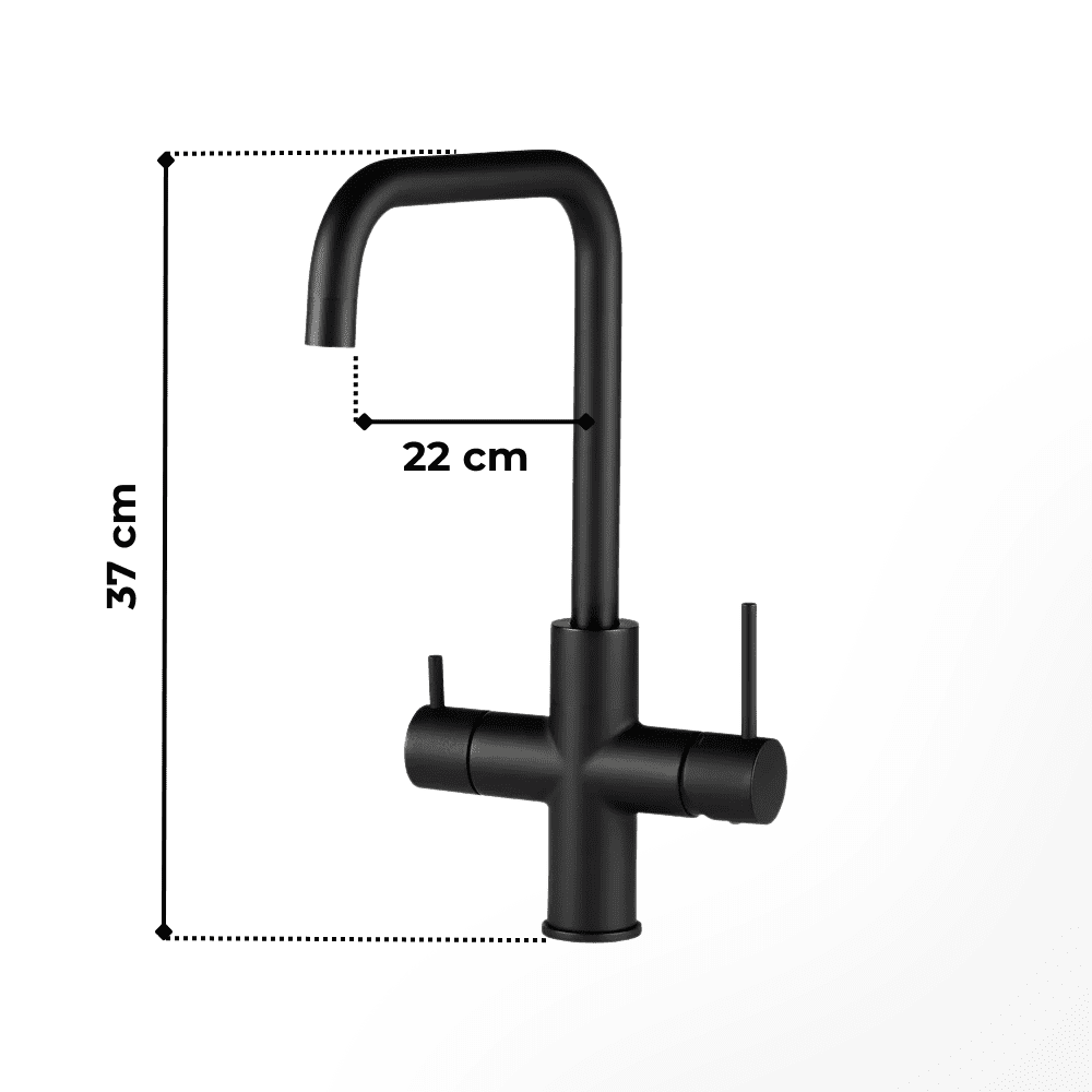 PureAqua - kokend water kraan- 3-in-1 & Modern Design