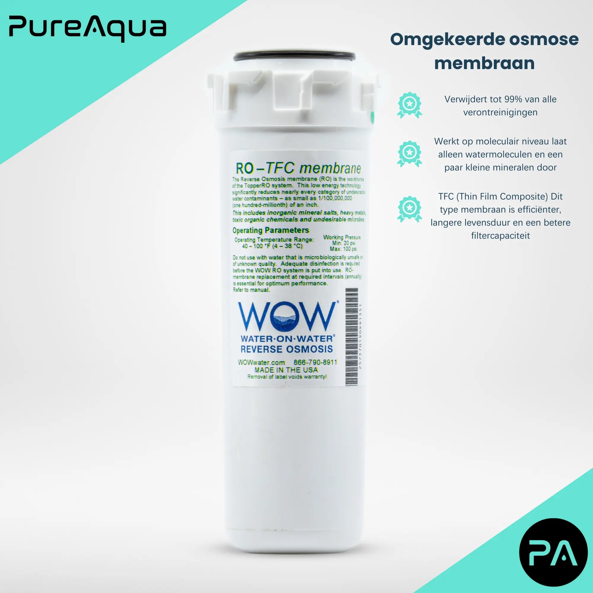 RO | Omgekeerde osmose membraan voor huishoudens