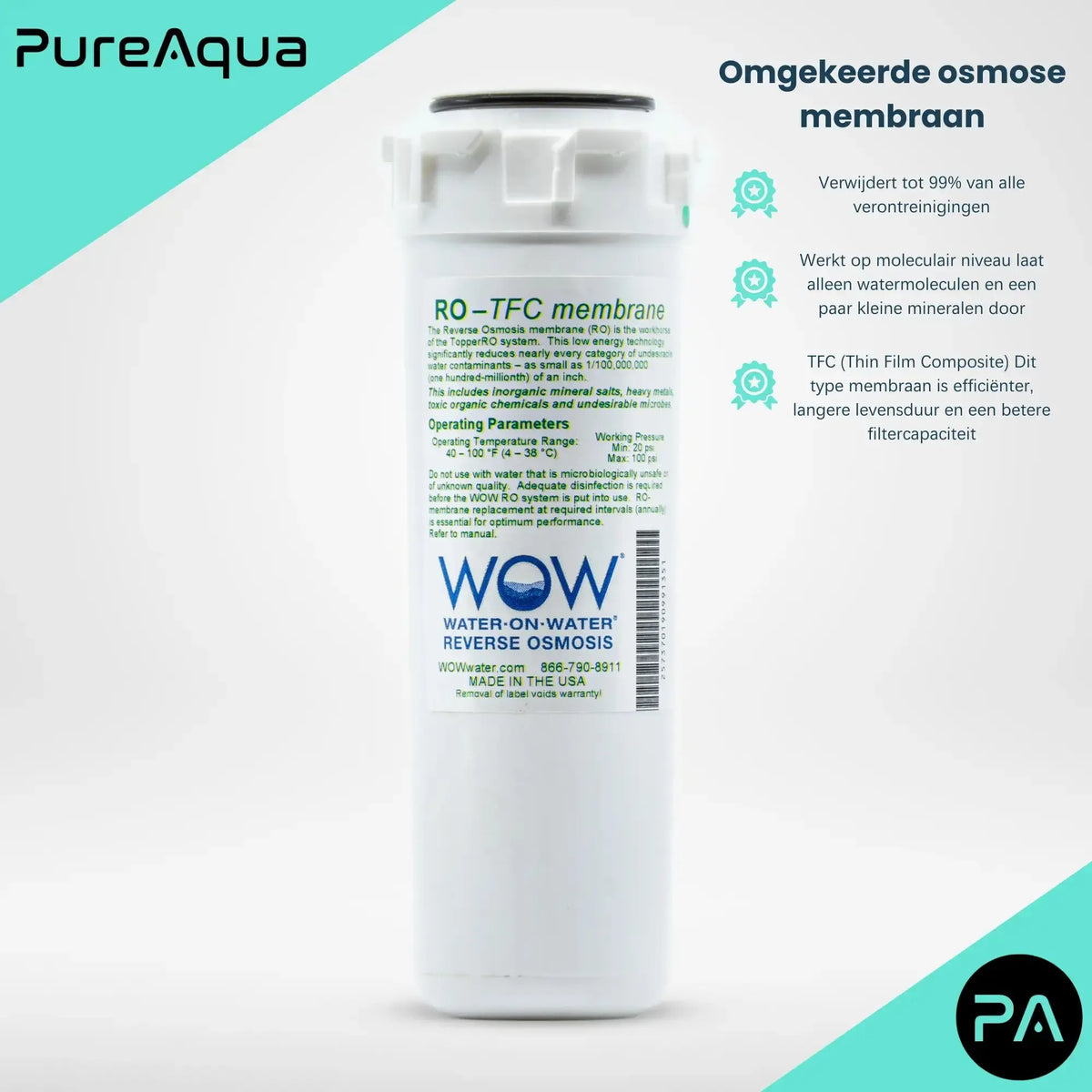 RO | Omgekeerde osmose membraan voor huishoudens