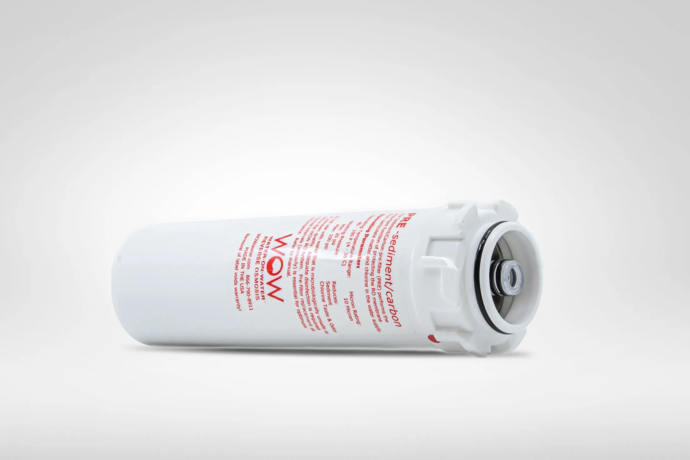 PRE filter | sediment/carbon liggend