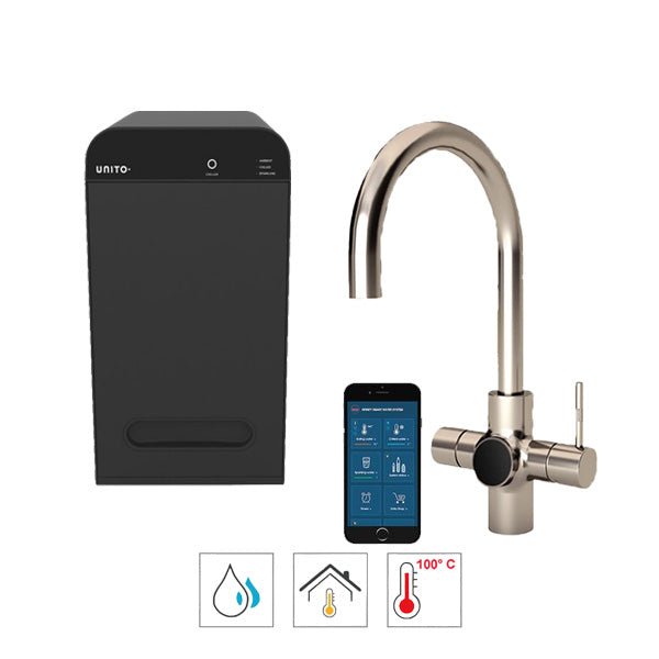 Unito Lava kokend water kraan 3-in-1 Orbit C Rond 4.4 Liter