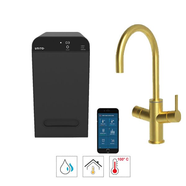 Unito Lava kokend water kraan Universe Rond 4.4 Liter