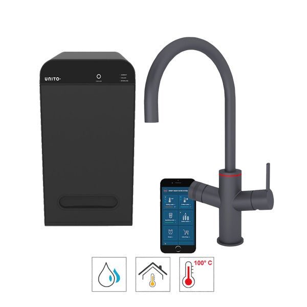 Unito Lava kokend water kraan Universe Rond 4.4 Liter