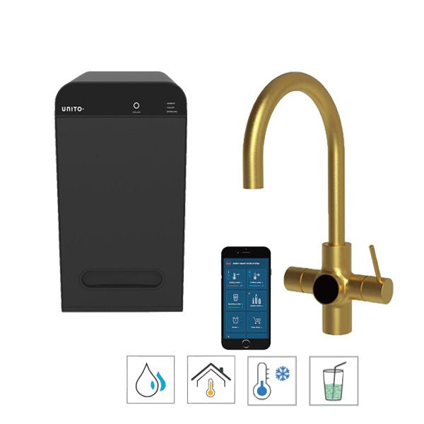 Unito Sparkle water kraan 4-in-1 Orbit C Rond