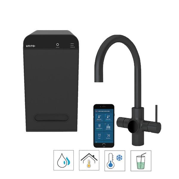 Unito Sparkle water kraan 4-in-1 Orbit C Rond