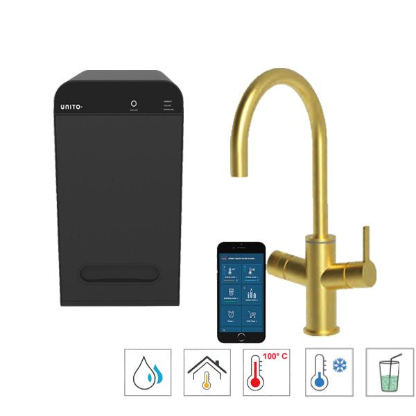 Unito Infinity 6-in-1 Universe Rond kokend water kraan