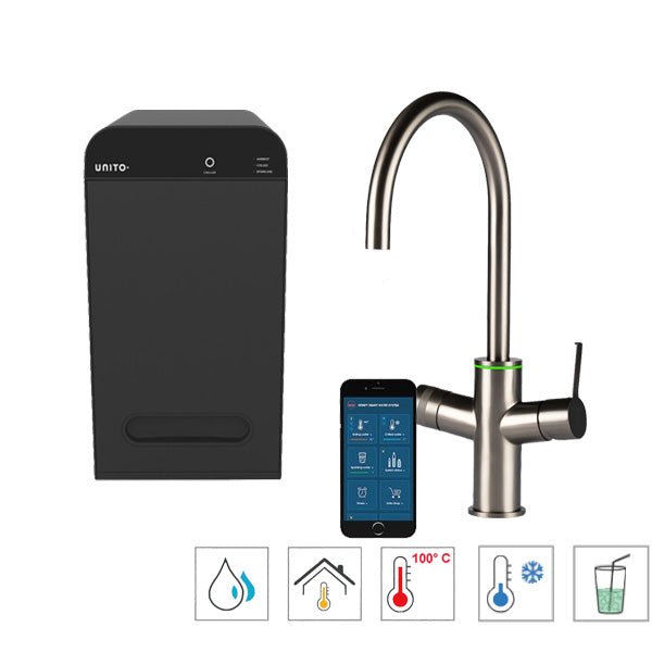 Unito Infinity 6-in-1 Universe Rond kokend water kraan