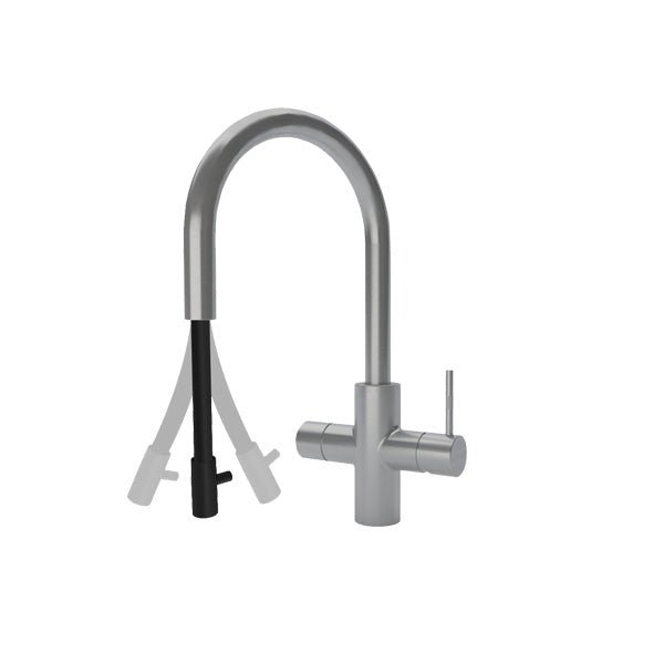 Unito Infinity kokend water kraan 6-in-1 Cosmos Rond Pullout