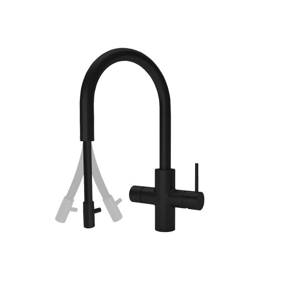 Unito Infinity kokend water kraan 6-in-1 Cosmos Rond Pullout