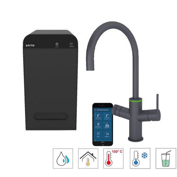 Unito Infinity 6-in-1 Universe Rond kokend water kraan