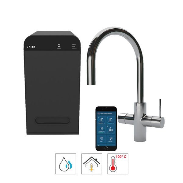 Unito Lava kokendwaterkraan 3-in-1 Cosmos Rond 8 Liter