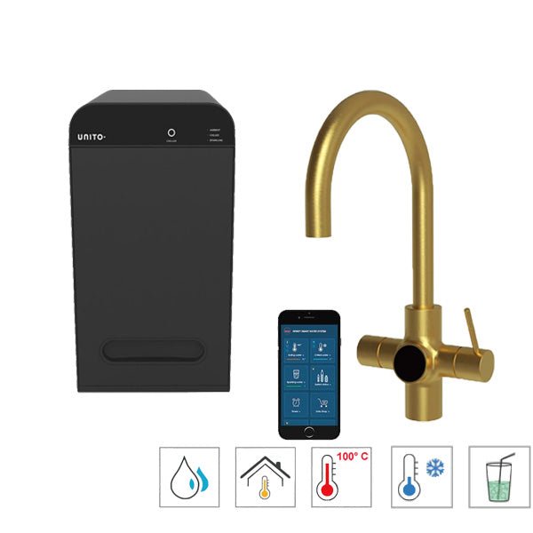 Unito Infinity kokend water kraan 6-in-1 Orbit Cosmos Rond met Juice-bar