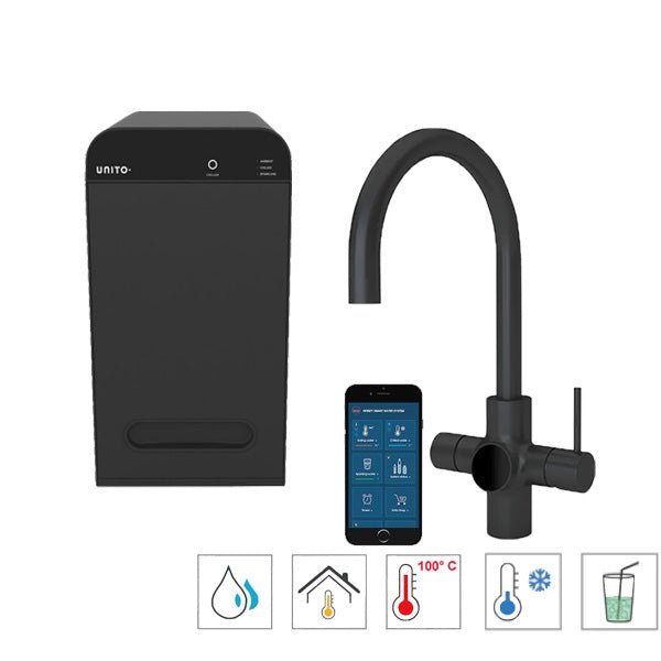 Unito Infinity kokend water kraan 6-in-1 Orbit Cosmos Rond met Juice-bar