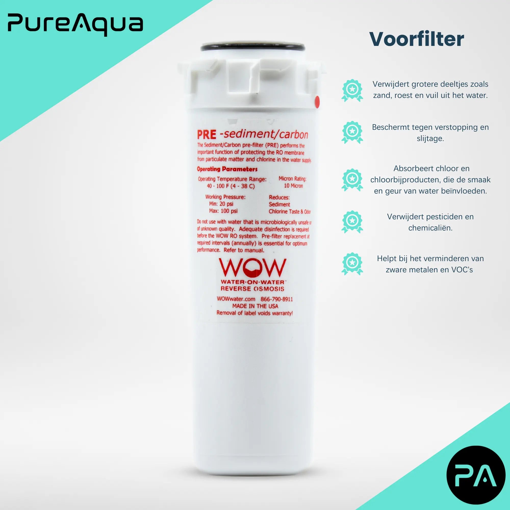 PRE | Voorfilter voor huishoudens