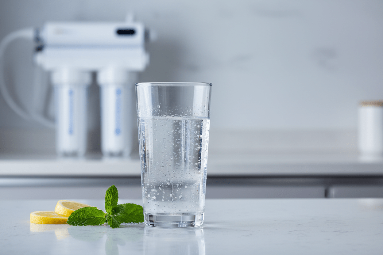 Welke smaak heeft water na omgekeerde osmose?