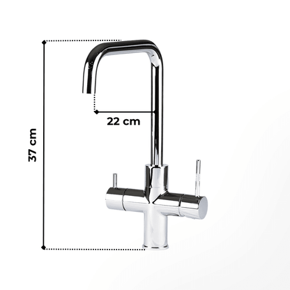 PureAqua - kokend water kraan- 3-in-1 & Modern Design