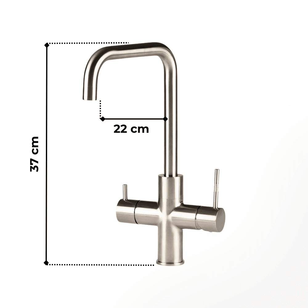 PureAqua - kokend water kraan- 3-in-1 & Modern Design