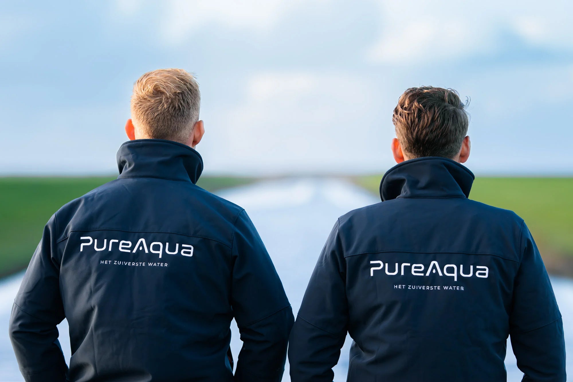 Oprichters Jeroen en Taeke Pieter van PureAqua, specialist in zuiver drinkwater