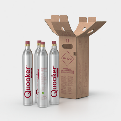 Set van 4 CO2 flessen