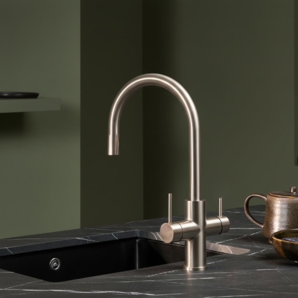 The Stream zuiver water kraan (RVS) uit het waterfilter abonnement van PureAqua