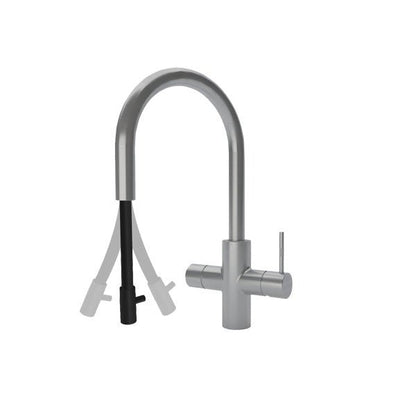 Unito Infinity kokend water kraan 6-in-1 Cosmos Rond Pullout