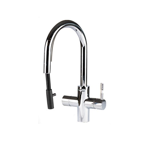 Unito Infinity kokend water kraan 6-in-1 Cosmos Rond Pullout