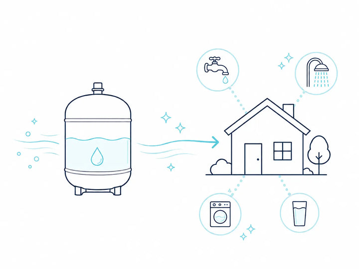 Stap 3: Zacht water het huis in
