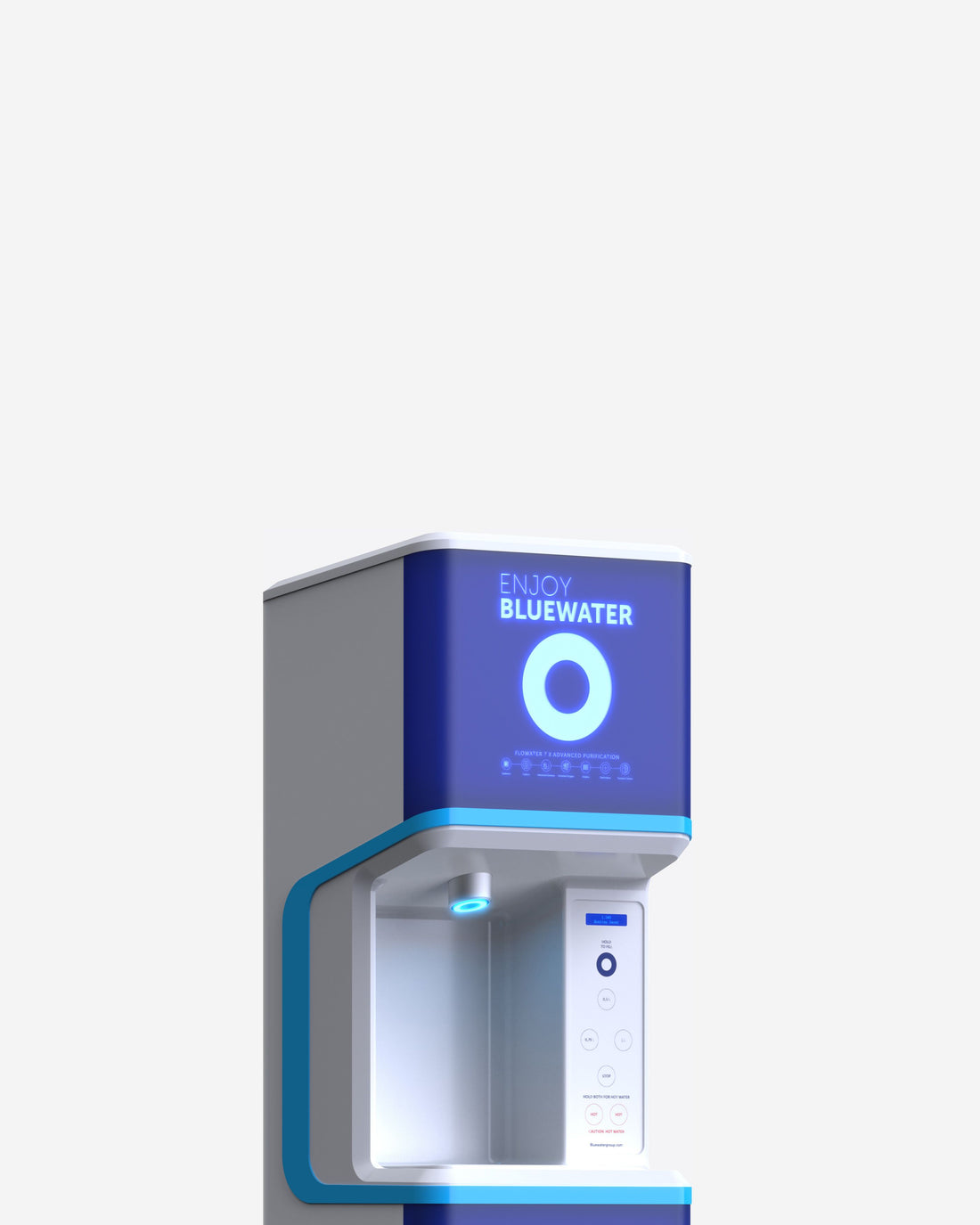 Freestanding Bluewater Flow water refill station