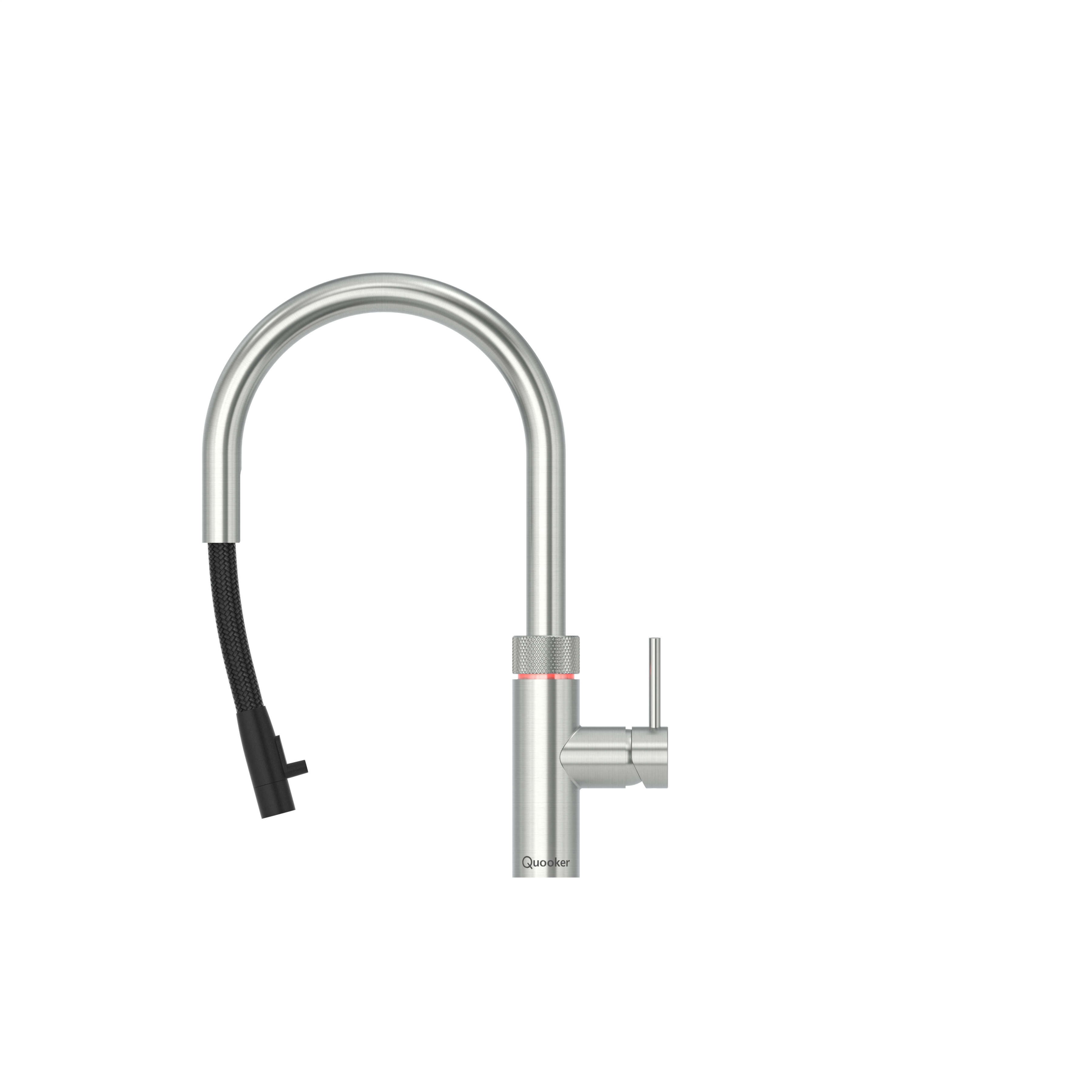 Quooker Flex RVS kokendwaterkraan met uittrekslang voor extra gebruiksgemak in de keuke