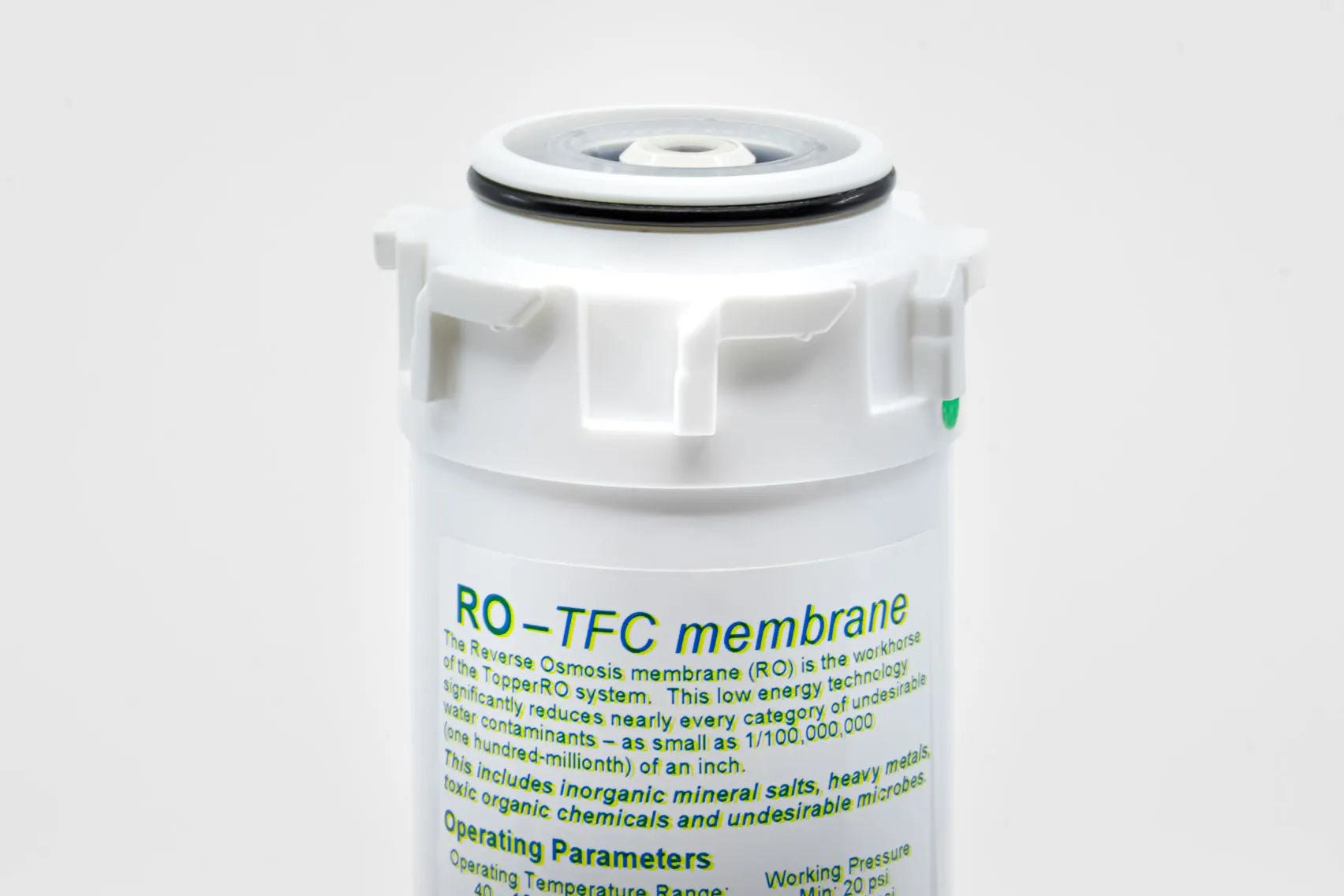 RO‑membraan reverse osmosis water filter centraal onderdeel verwijdert tot 99% verontreinigingen